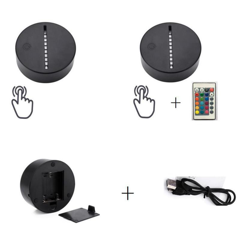 Lampă de birou cu LED Stereo Vision Telecomandă cu atingere treptată Lampă de masă Vision 3d