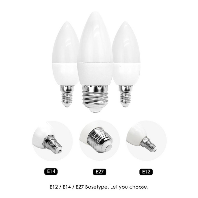 Bec cu lumânare LED E27 E14 E12 led Flame light Iluminare RGB Bombillas 3W 110V 220V Crăciun Creativ Foc Lumini Lamparas