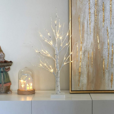 LED nakts gaisma mini Ziemassvētku eglīte vara stieples vītnes lampa bērniem mājas guļamistabas dekorēšana dekors Fairy Light svētku apgaismojums