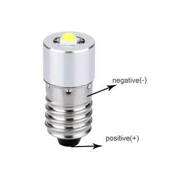 Надстройка на крушки за LED фенерче E10 Base 3W C&D3v 3.7v 4-12v 24v за фарове Велосипедна фенерче Резервна част Комплект за преобразуване на лампа