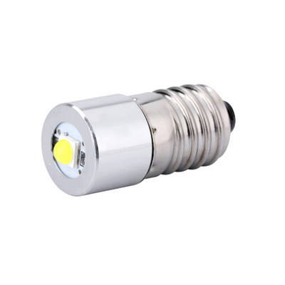 LED-es elemlámpa izzók frissítése E10 Base 3W C&D3v 3.7v 4-12v 24v Fényszóró kerékpár zseblámpa csere alkatrész átalakító készlet lámpa