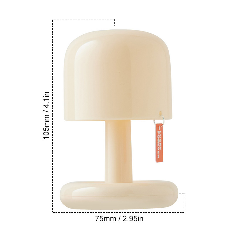 Mini lampă cu ciuperci Nordic, simplu, lumină de noapte, lampă de masă, apus de soare, gradient, lumină apus de soare, roșu, apus de soare, iluminare cu LED, comutator tactil