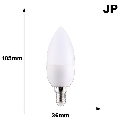 10 buc E14 LED Lumanare Bec 3W Lampada LED Lampa Interioare AC 220V 230V 240V LED Candelabru Alb Cald Rece Pentru Decorarea Casei