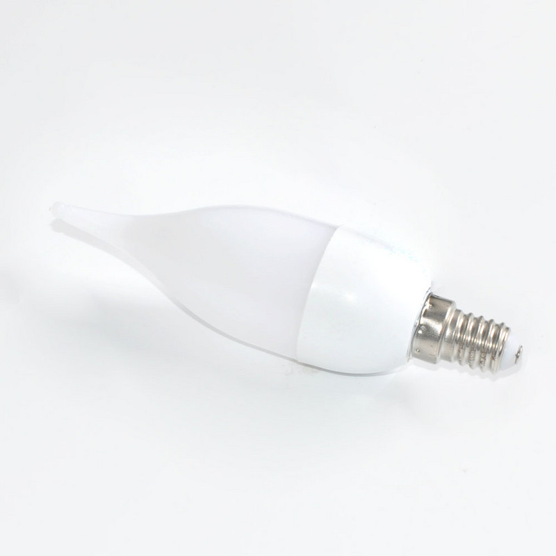 10 buc E14 LED Lumanare Bec 3W Lampada LED Lampa Interioare AC 220V 230V 240V LED Candelabru Alb Cald Rece Pentru Decorarea Casei