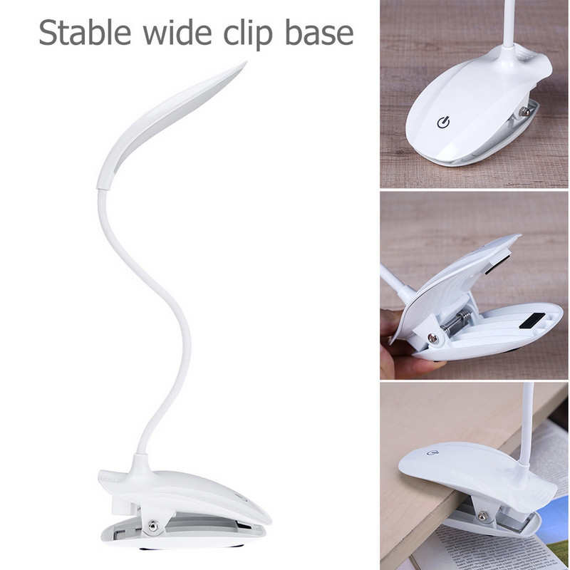 Lampă de birou cu LED Lampă de masă pliabilă cu atingere Lampă de lectură reîncărcabilă prin USB Protecția ochilor Lumină de noapte Lampă portabilă