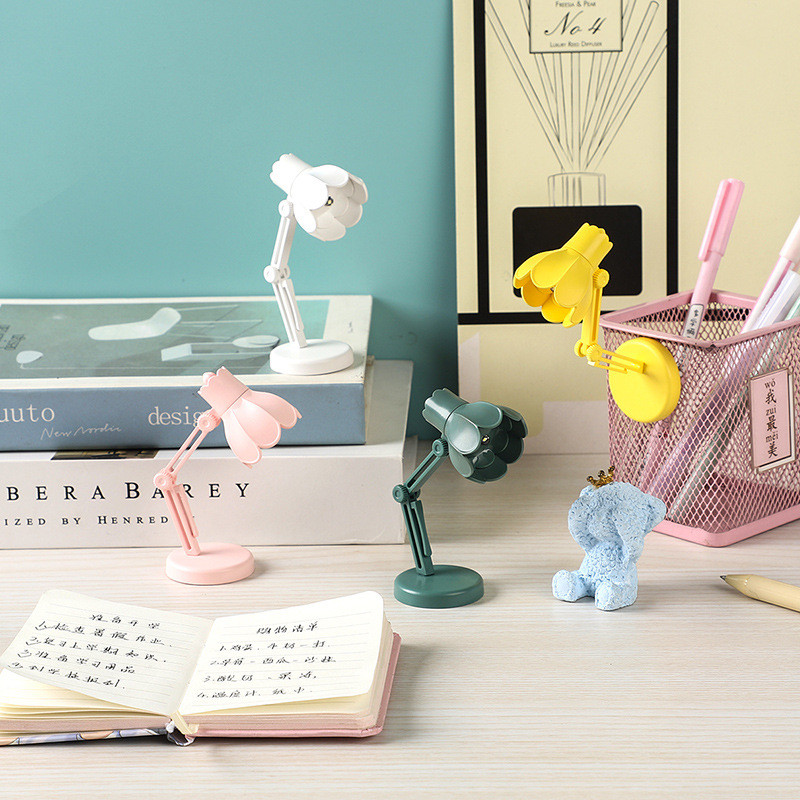 2022 Nou Clip LED Mini lampă de birou cu protecție a ochilor, portabilă, pliabilă, pentru cameră, carte de birou, citire magnetică, lumini de noapte cu economie de energie