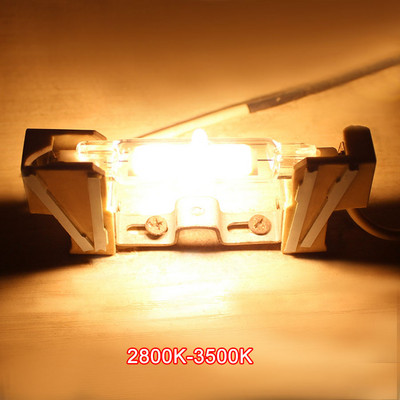 Didelio šviesos srauto R7S LED 78 mm 118 mm lemputė 5 W 10 W 220 V prožektorių J78 J118 R7S halogeninės LED COB lempos keitimas stiklo vamzdelio keitimas