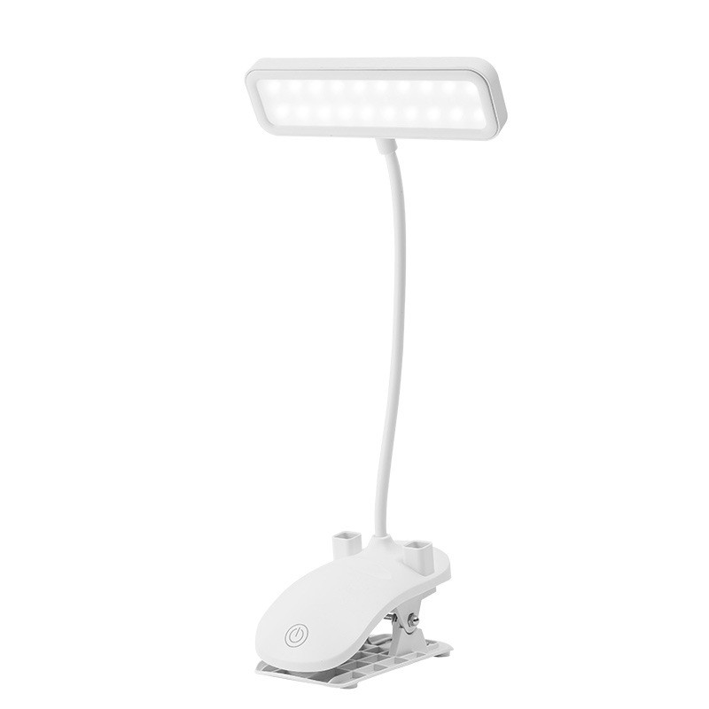 Clip Book Light Suport stilou reîncărcabil Lampă de masă LED Eye Reading Ring Masa de învățare Lampă pentru studenți Lampă pentru dormitor Lumină de noapte