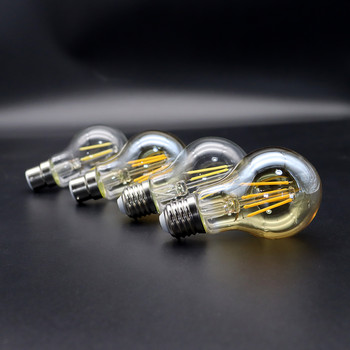 E27 E14 Retro Edison LED крушка с нажежаема жичка 220-240V крушка C35 G45 A60 ST64 G80 G95 G125 стъклена крушка Vintage Candle Light