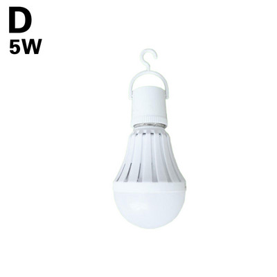 E27 Led лампи с кука Бяла аварийна крушка Акумулаторни светодиоди за дома Фабрика Коридор Сутерен Гараж Дом 5/7/9/12w