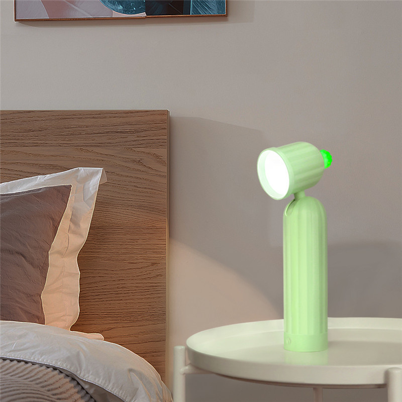 Lampă de masă LED reglare tactilă USB reîncărcabilă lectură protecție ochi lampă de birou noutate stil creativ dormitor lumina de noapte de studiu