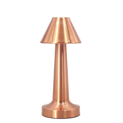 Lampă de masă metalică retro Decorație tactilă pentru bar cafea Lumină de masă fără fir LED, lumini de noapte reîncărcabile, lampă de birou pentru dormitor