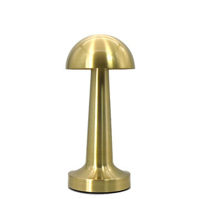 Lampă de masă metalică retro Decorație tactilă pentru bar cafea Lumină de masă fără fir LED, lumini de noapte reîncărcabile, lampă de birou pentru dormitor