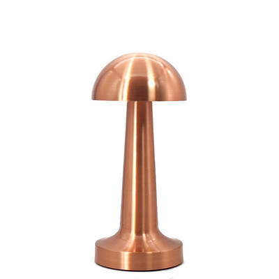 Lampă de masă metalică retro Decorație tactilă pentru bar cafea Lumină de masă fără fir LED, lumini de noapte reîncărcabile, lampă de birou pentru dormitor