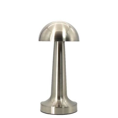 Lampă de masă metalică retro Decorație tactilă pentru bar cafea Lumină de masă fără fir LED, lumini de noapte reîncărcabile, lampă de birou pentru dormitor