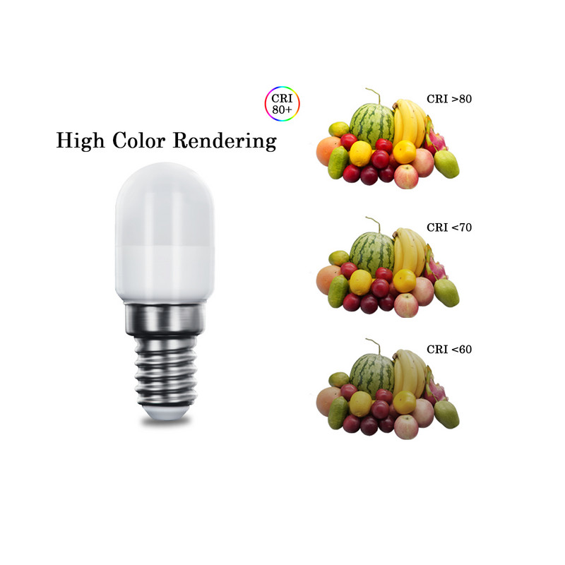 Hűtőlámpa parfüm Mini Led E14 1,5w 230v Smd2835 3000K/4000K/6000k Hűtőszekrény lámpa csere otthoni használatra