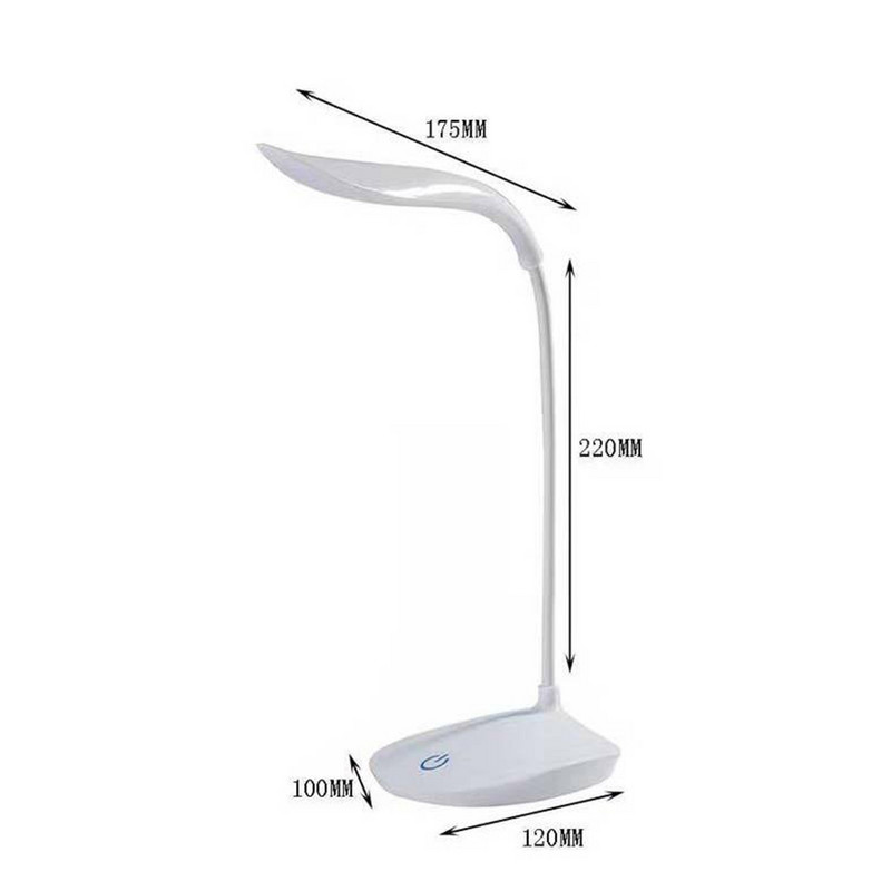 Lampă de birou cu LED Lămpi de masă cu USB Protecția ochilor, reglabilă la atingere, pentru dormitor pentru copii, lampă de noptieră, pliabilă, pentru dormitor, pentru lectură.