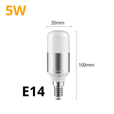 Becuri LED de 360 de grade cu wați completi E27 Lampă cu bilă LED 5W 7W 9W 12W 15W AC110V/220V A60 A70 A80 A90 pentru decorarea casei de Crăciun