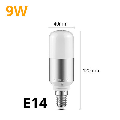 Becuri LED de 360 de grade cu wați completi E27 Lampă cu bilă LED 5W 7W 9W 12W 15W AC110V/220V A60 A70 A80 A90 pentru decorarea casei de Crăciun