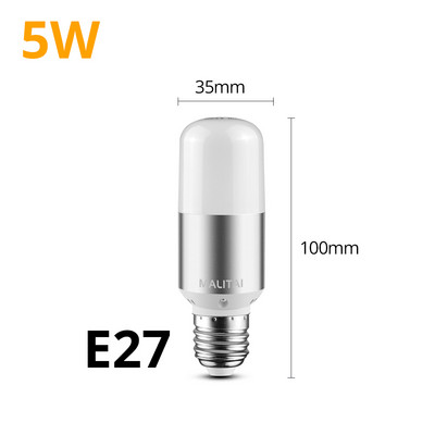 Becuri LED de 360 de grade cu wați completi E27 Lampă cu bilă LED 5W 7W 9W 12W 15W AC110V/220V A60 A70 A80 A90 pentru decorarea casei de Crăciun
