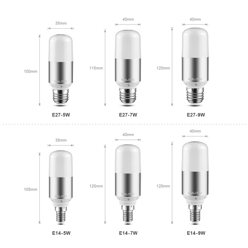 Becuri LED de 360 de grade cu wați completi E27 Lampă cu bilă LED 5W 7W 9W 12W 15W AC110V/220V A60 A70 A80 A90 pentru decorarea casei de Crăciun