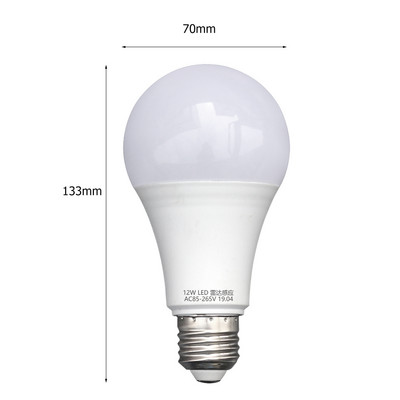 5/7/9/12W E27 LED radar izzó SMD5730 180-240V PIR mozgásérzékelő lámpa Izzó lámpa Lámpa otthoni lépcsős folyosóhoz