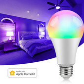 HomeKit Smart LED Lights spuldze 9W E27 WiFi RGB+CW aptumšojama krāsaina lampa Cozylife APP vadība darbojas ar Alice Alexa Google Siri