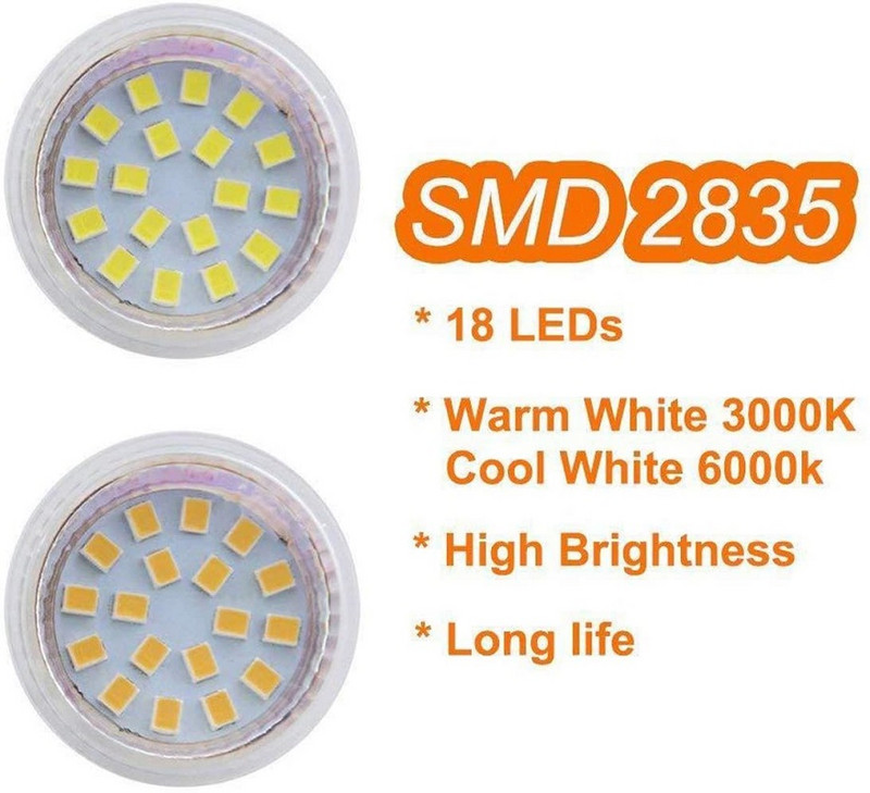 LED MR11 pirnid kohtvalgusti pirn GU4 LED pirnid 5 W 18 LED pirnid 20 W 30 W halogeenpirnid LED pirn 12V DC / AC kodu valgustamiseks