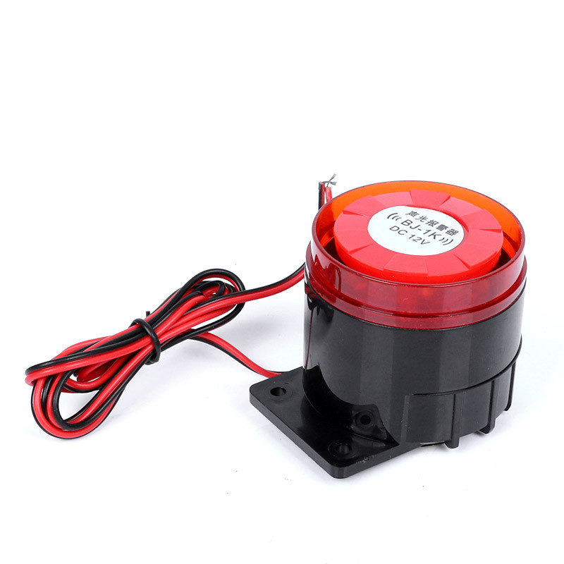 Garso signalas su šviesa be šviesos BJ-1K 12 24V 220V aukšto decibelo garso ir šviesos signalizacija sprogimo apsaugos nuo vagystės garso signalas elektroninis