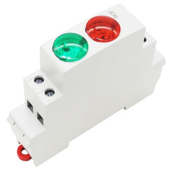 Din Rail Mount LED Signal Lamp Series AC/DC 24V 220V Indicating Indicating Pilot Lights JD9