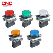 CNC 1 τεμ. LAY4-BV6 22mm Πίνακας βάσης Small LED Power Electronic Indicator Pilot Signal Light Light 5 Color 220V