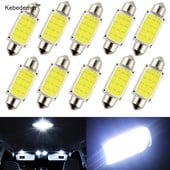 10 buc. Bec LED COB Lumină interioară de citire 31mm 36mm 39mm 42mm Lampă interioară mașină 1.5W DC12V Lumini de cupolă Lămpi de placă Bec