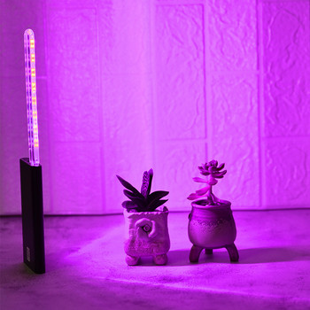 21LEDs Plant Growth Lamp USB Portable LED Grow Light Full Spectrum Phyto LED Growth Lights Захранван от DC5V адаптер Power Bank