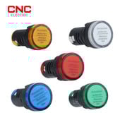 CNC AD22-22DS 30mm Montare pe panou LED Indicator electronic de putere Pilot 5 culori Lampă de semnalizare AC220V