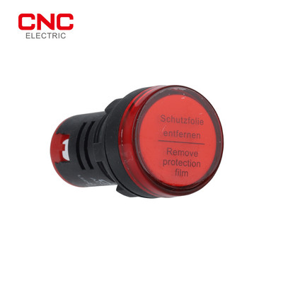 CNC AD22-22DS 30mm Montare pe panou LED Indicator electronic de putere Pilot 5 culori Lampă de semnalizare AC220V