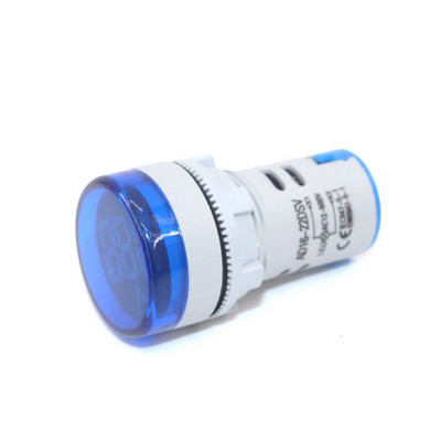 22 mm-es LED digitális kijelző mérő feszültségmérő feszültségmérő jelzőlámpa feszültségmérő fények tesztelő kombinált mérési tartománya 1-500 V AC