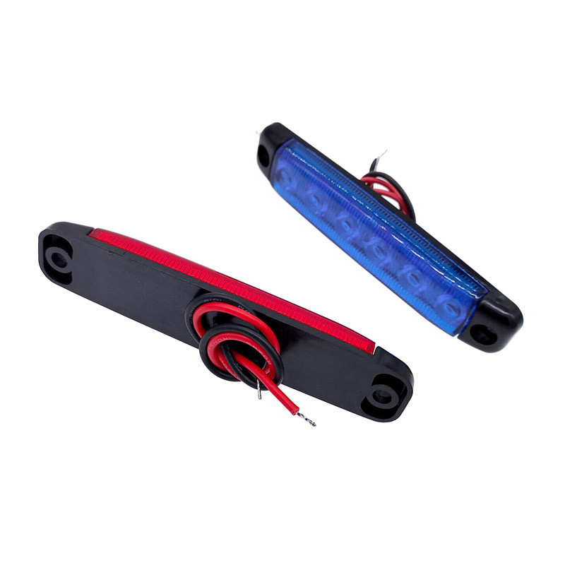 2db 6LED 12V/24V teherautó utánfutó oldalsó jelzőfények Hátsó lámpa Autófék hátsó kiemelés hátsó lámpa figyelmeztető lámpa