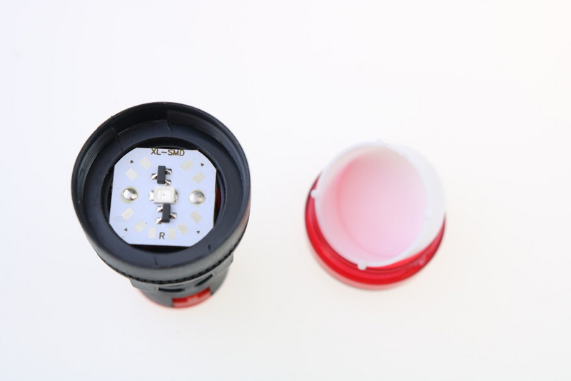 Jelzőlámpa AD16-22DS 220V LED jelzőlámpa Piros/zöld/Huang/kék/fehér jelzőlámpák