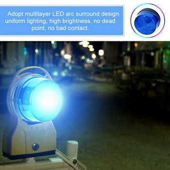 12V LED стробоскоп Аварийна въртяща се индикация за трафик Автомобилна светкавица Светлинен фар LED Оранжево Синьо Червен Светкавица Предупредителна светлина за кола