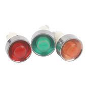 5 bucăți PL rotund putere semnal lampă indicator de montare panou roșu verde galben lumini LED 14V 24V 220V 380V orificiu de montare 12mm