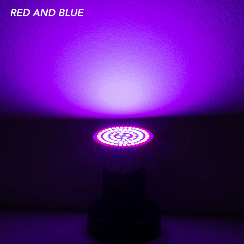 E27 LED fito lempa viso spektro hidroponinė augimo lemputė E14 B22 GU10 MR16 auginimo lemputė LED fitolampa patalpų palapinės augalų sėklų lemputė