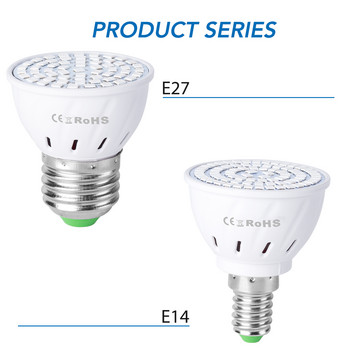 LED фитолампа за растения Пълен спектър крушка за отглеждане E27 светлина за отглеждане на разсад UV светлина за засаждане Лампа за отглеждане на растения Хидропонна система