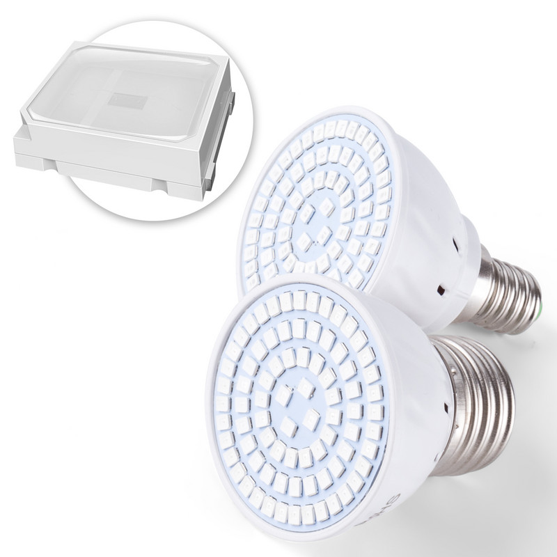 LED fitolampas augalams viso spektro auginimo lemputė E27 sodinukų auginimo šviesa UV sodinimo šviesa augalų augimo lempa hidroponinė sistema