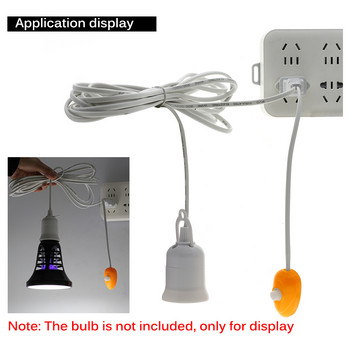 Grow Light Lamp Holder Converter Hoisted E27 Lamp Holder 4M 8M Wire with Switch for Indoor Plant Grow Bulb.