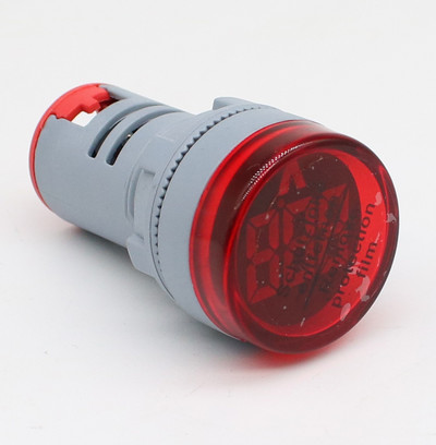 Όργανο μέτρησης τάσης LED 22mm Μίνι μετρητής τάσης Πολύχρωμο AC 20V -500V Ένδειξη Βολτόμετρο Κίτρινο Πράσινο Μπλε Λευκό