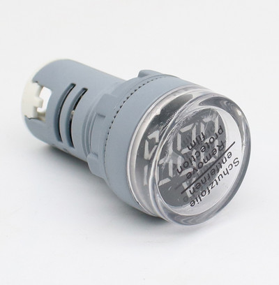 Όργανο μέτρησης τάσης LED 22mm Μίνι μετρητής τάσης Πολύχρωμο AC 20V -500V Ένδειξη Βολτόμετρο Κίτρινο Πράσινο Μπλε Λευκό