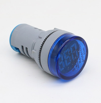 Όργανο μέτρησης τάσης LED 22mm Μίνι μετρητής τάσης Πολύχρωμο AC 20V -500V Ένδειξη Βολτόμετρο Κίτρινο Πράσινο Μπλε Λευκό