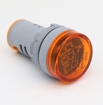 Όργανο μέτρησης τάσης LED 22mm Μίνι μετρητής τάσης Πολύχρωμο AC 20V -500V Ένδειξη Βολτόμετρο Κίτρινο Πράσινο Μπλε Λευκό