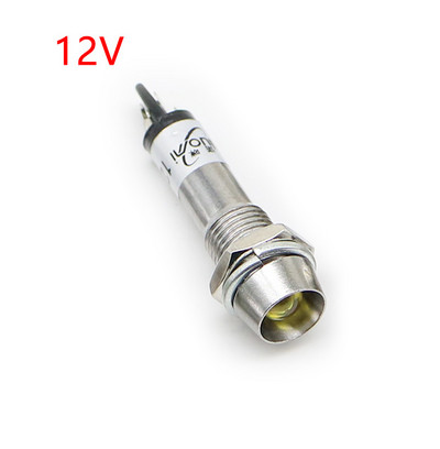 1 tk 8 mm märgutuled 12 V 24 V 220 V märgutuli veekindel signaallamp Mini LED indikaatortuli toite signaallamp
