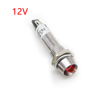 1 tk 8 mm märgutuled 12 V 24 V 220 V märgutuli veekindel signaallamp Mini LED indikaatortuli toite signaallamp